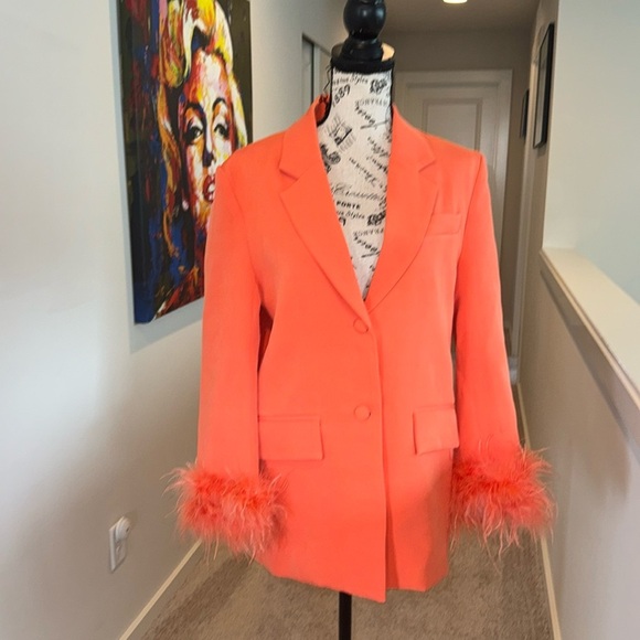 Forever unique blazer feathered sleeves - Picture 3 of 11